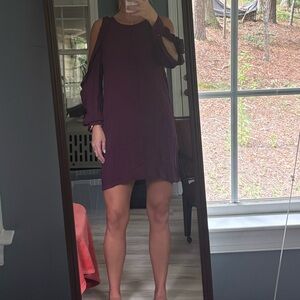 YFB cold shoulder mini dress